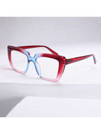 Colore della montatura:Nero rosso + rosso a blu