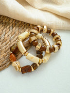 Colore:Set di 3 braccialetti multicolori