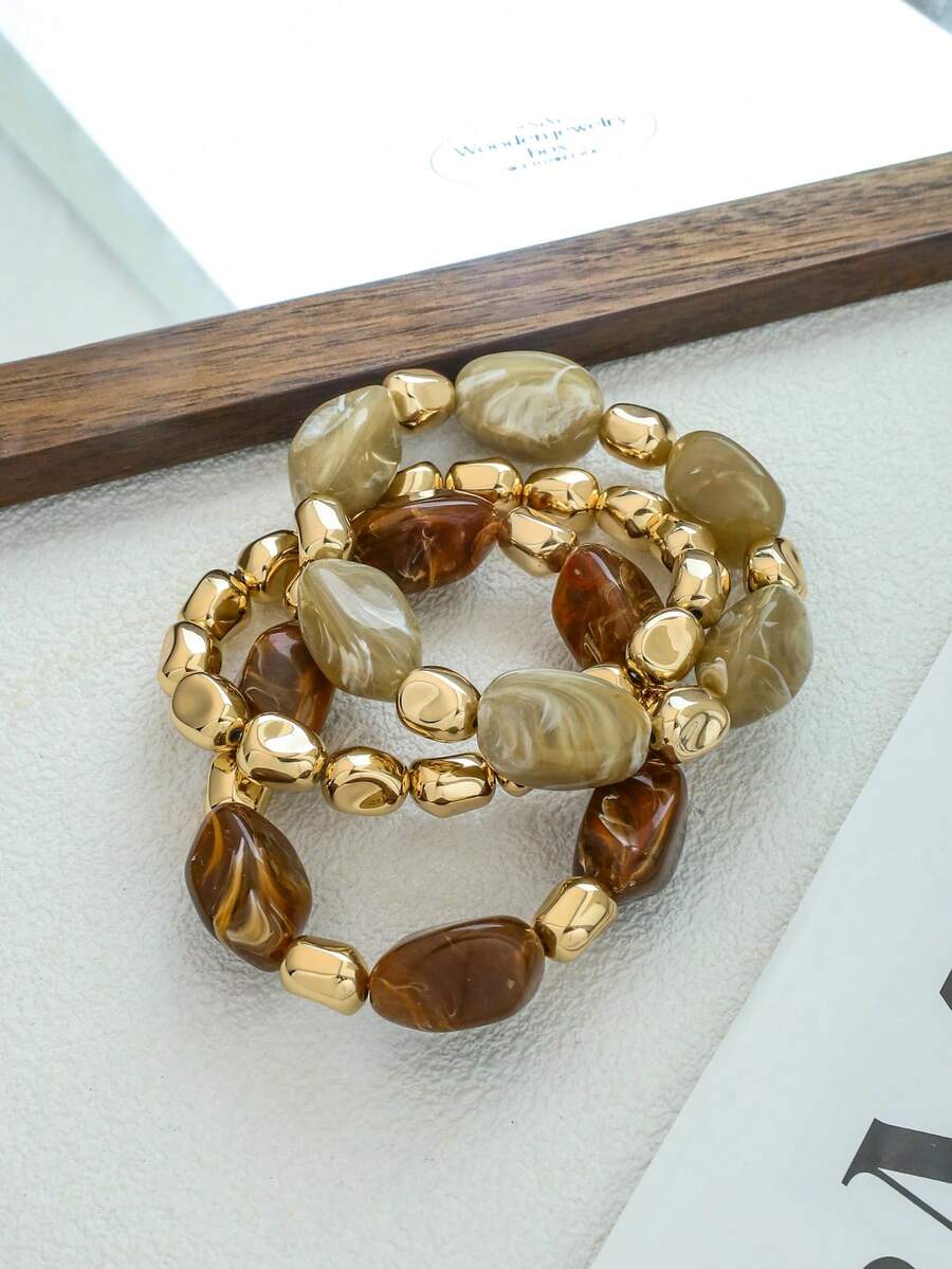 Colore:Set di 3 braccialetti multicolori 1