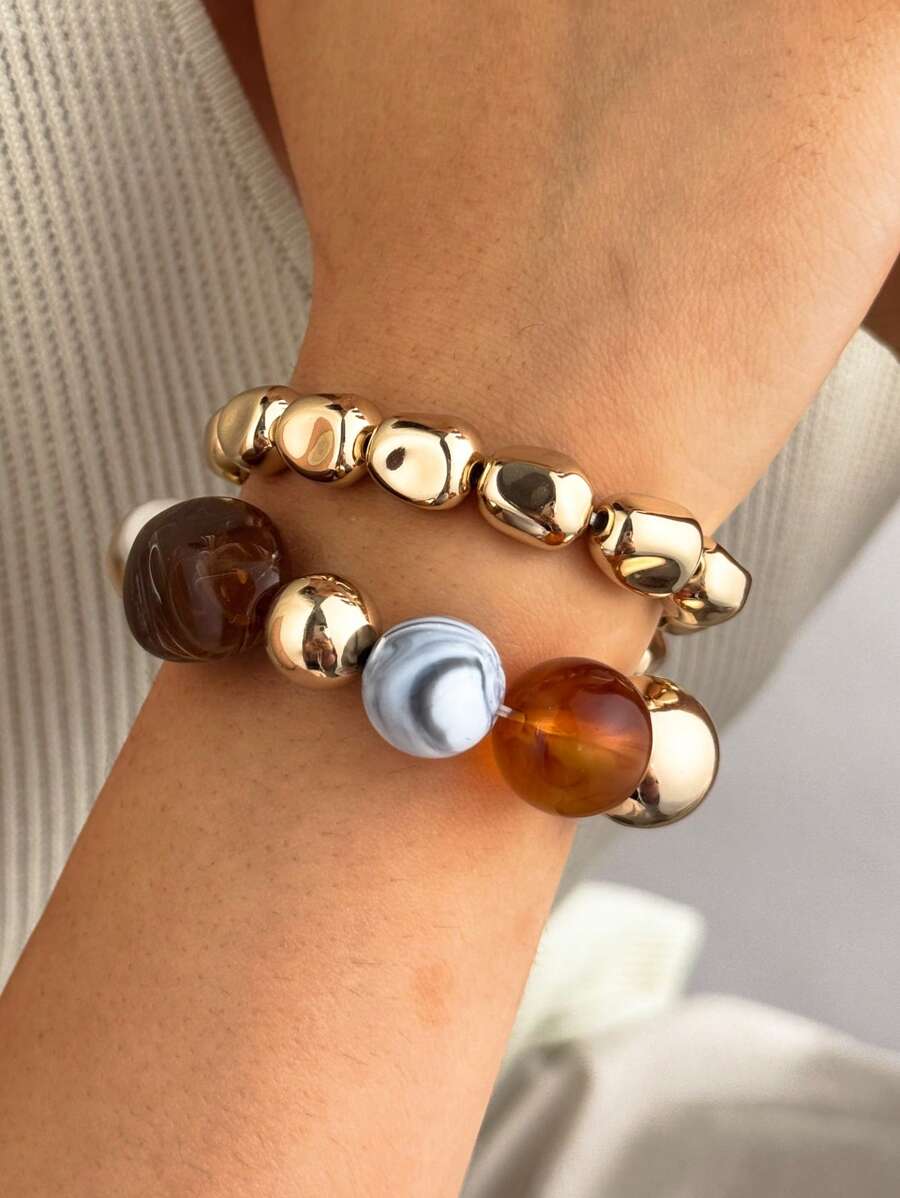 Colore:Set di braccialetti multicolori 1