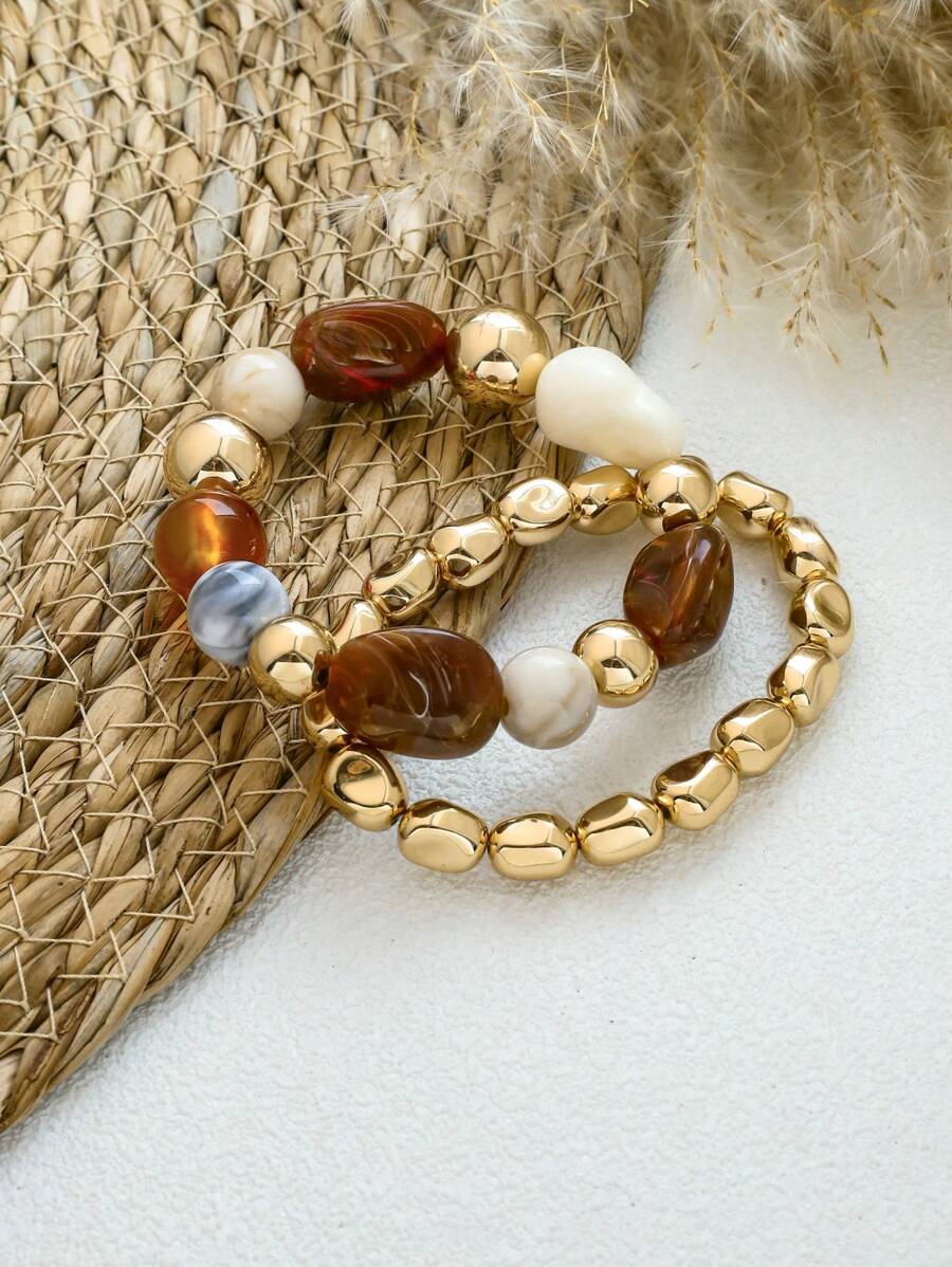 Colore:Set di braccialetti multicolori 1