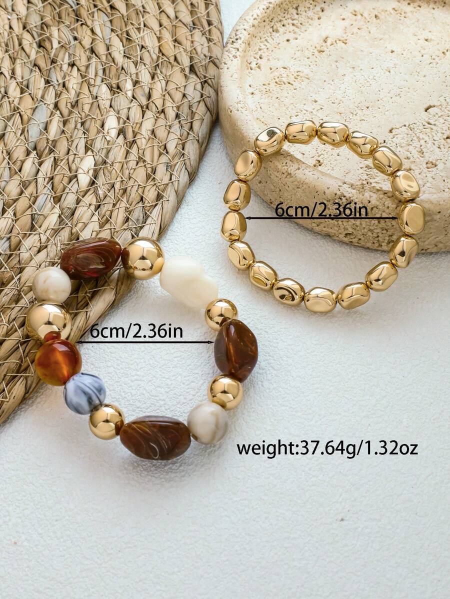 Colore:Set di braccialetti multicolori 1
