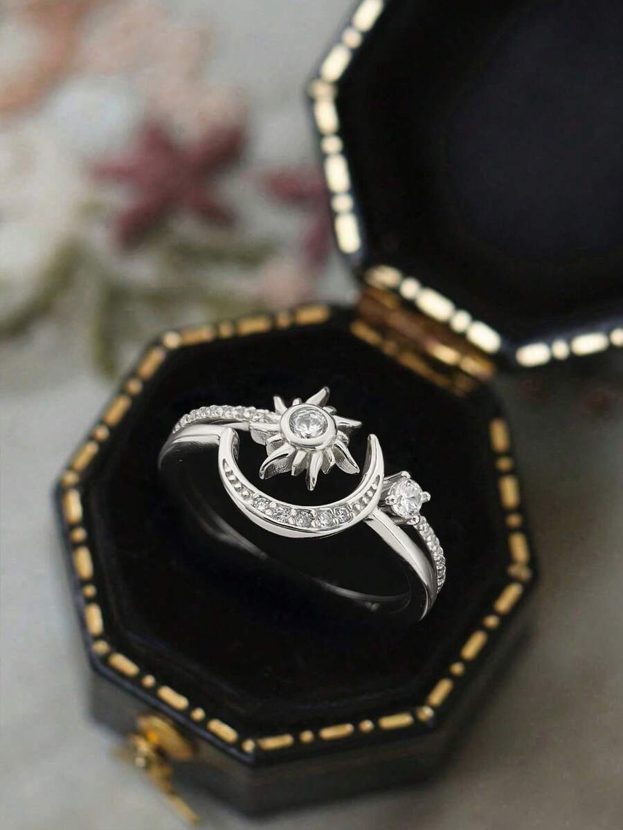 Tipo di stile:anello del sole e della luna 1