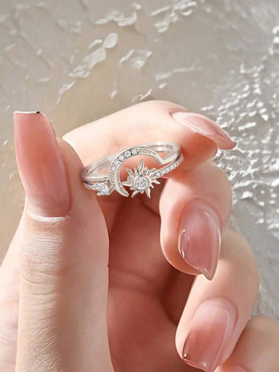 Tipo di stile:anello del sole e della luna 1