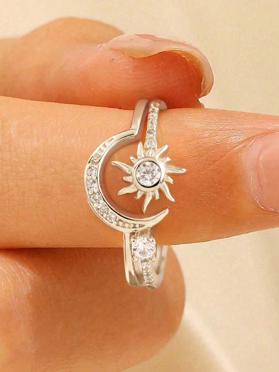 Tipo di stile:anello del sole e della luna 1