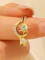 Tipo di stile:anello del sole e della luna 1