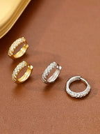 Tipo di stile:Orecchini con diamanti interi 2