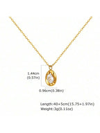 Colore:Collana di diamanti con griffe rotonde