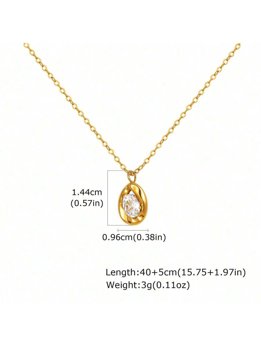 Colore:Collana di diamanti con griffe rotonde