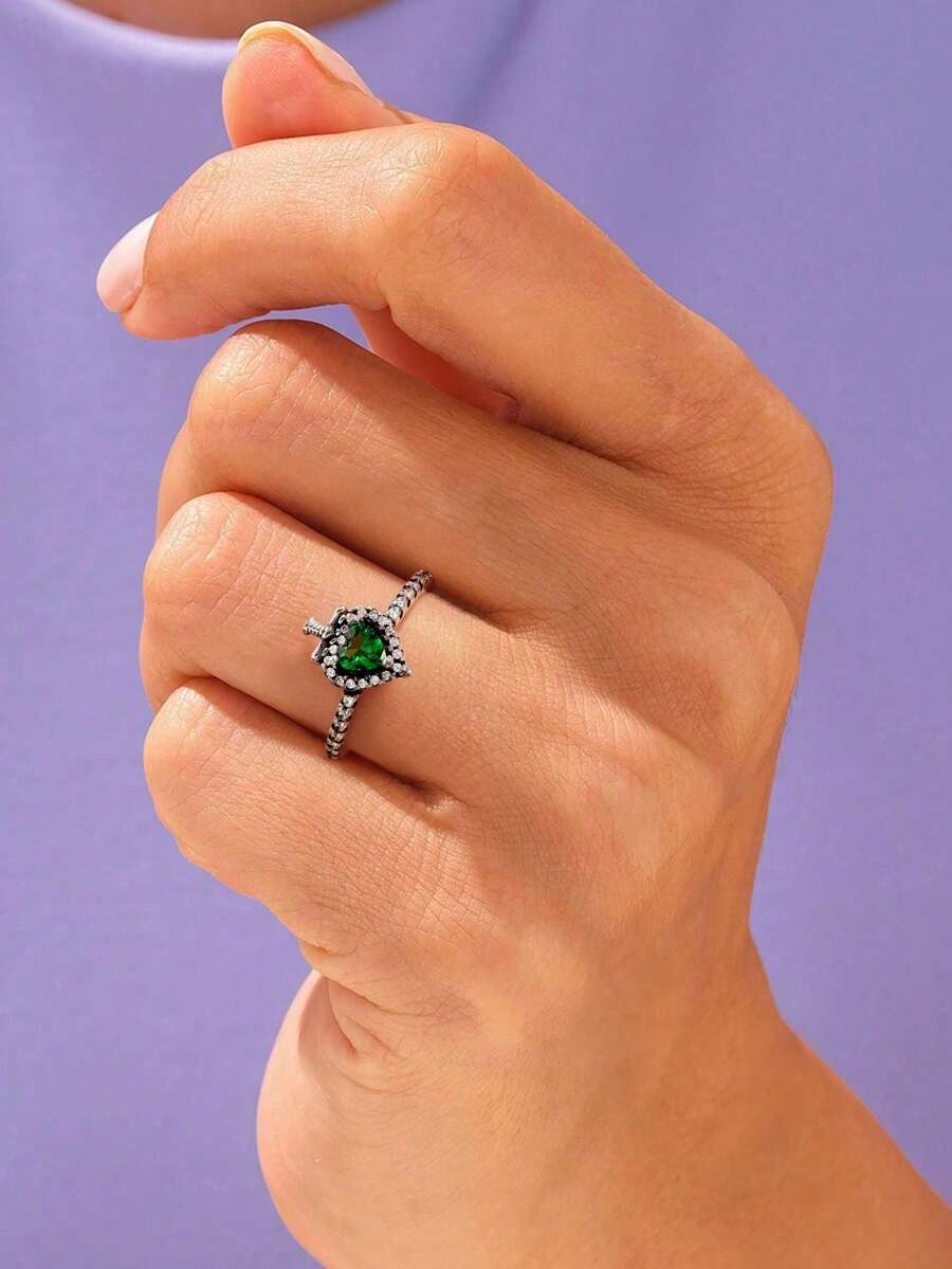 Tipo di stile:Anello verde