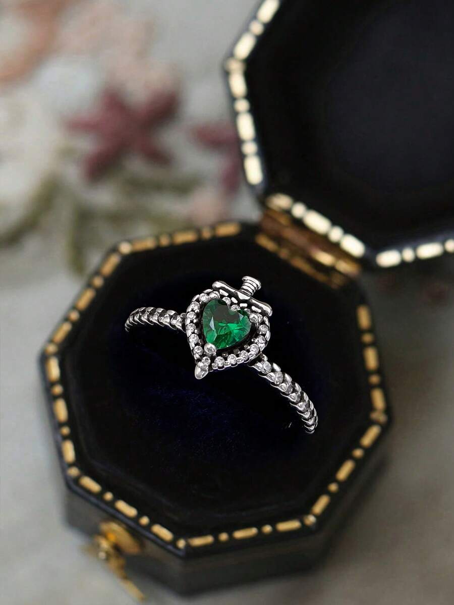 Tipo di stile:Anello verde