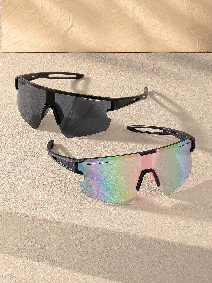 Colore delle lenti:2 pezzi (grigio nero + polvere nera)