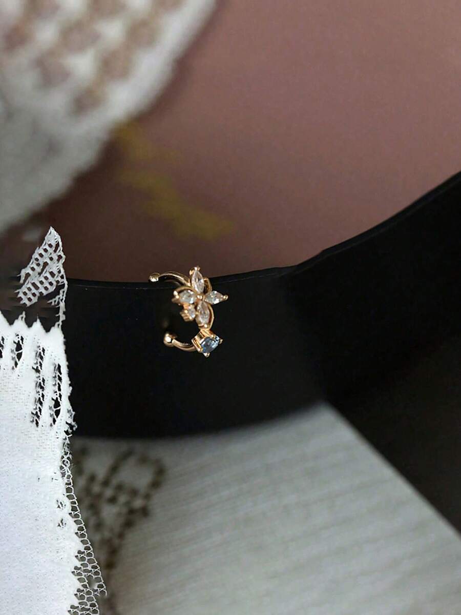 Tipo di stile:clip per l'orecchio del fiore