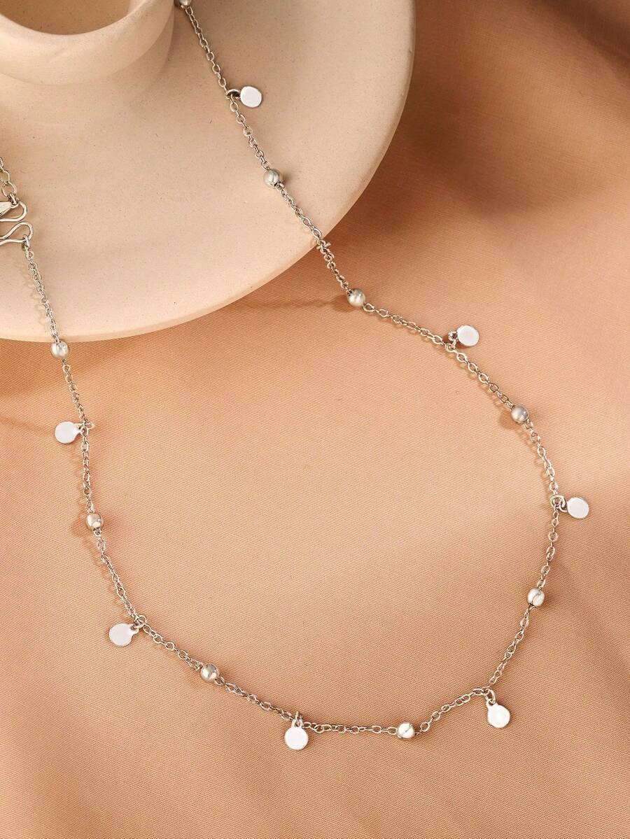 Tipo di stile:Collana con perline rotonde e nappa