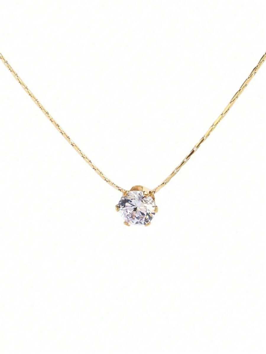 Tipo di stile:collana con ciondolo di diamanti