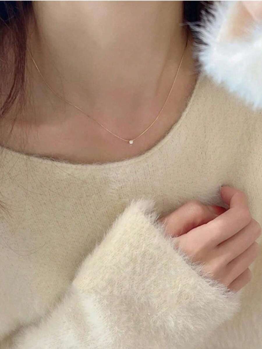 Tipo di stile:collana con ciondolo di diamanti