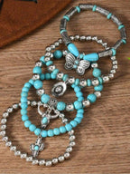 Tipo di stile:Set di braccialetti con cappello di mucca a farfalla