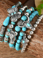 Tipo di stile:Set di braccialetti con cappello di mucca a farfalla