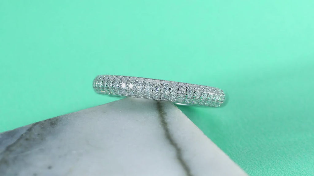1 pezzo anello in argento 925 con moissanite per donna, adatto per banchetti, occasioni ufficiali, vacanze, san valentino, fidanzamento, matrimonio, anniversario, regalo di compleanno