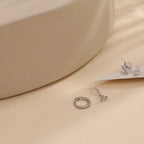 3 pezzi orecchini per piercing dell'orecchio a elica in stile minimalista, a forma di marquise, in argento sterling 925 con piccoli zirconi cubici, gioielli per l'orecchio delicati, regali per ragazze e adolescenti per l'uso quotidiano, il matrimonio e