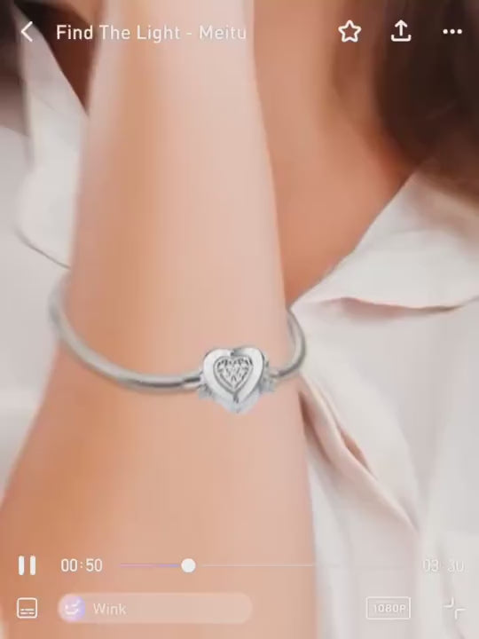 Nuovo design braccialetto a forma di cuore con diamante e motivo a serpente, adatto per creare braccialetti in argento 925 originali, gioiello elegante e alla moda, ideale come regalo per compleanni o matrimoni delle donne