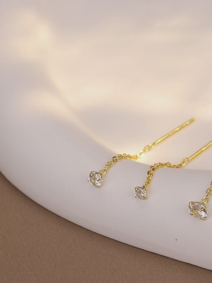 3 pezzi orecchini a goccia classici con nappine in argento sterling 925 per donne. argento 925 adatto come regalo per la mamma, gioielli da sposa. gioielli di alta qualita