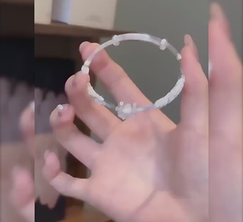 Braccialetto in argento sterling con fiocco floreale per donne, di alta gamma, giovani, di lusso leggero, gioiello di nicchia raffinato, regalo di san valentino 2025