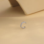 1 pezzo orecchino a cuffia in argento sterling 925 alla moda per gioielli da donna d\"affari