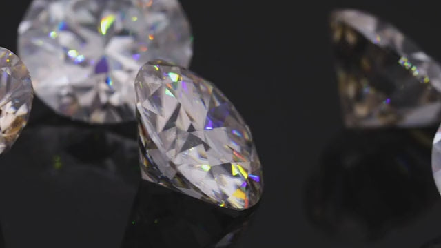 Da 0,8 a 10 carati, brillanti pietre sciolte di moissanite rotonde ed eleganti, colore d, purezza vvs1, eccellente fattura, ideali per realizzare gioielli fai-da-te, ottima scelta regalo