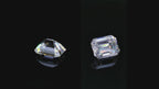1 gemma di moissanite di colore d 100%, taglio a smeraldo, per realizzazione di gioielli e accessori, con certificato gra